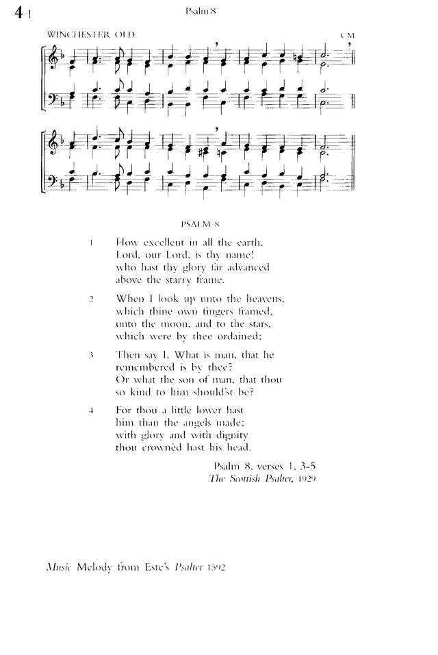 Church Hymnary (4th ed.) page 6