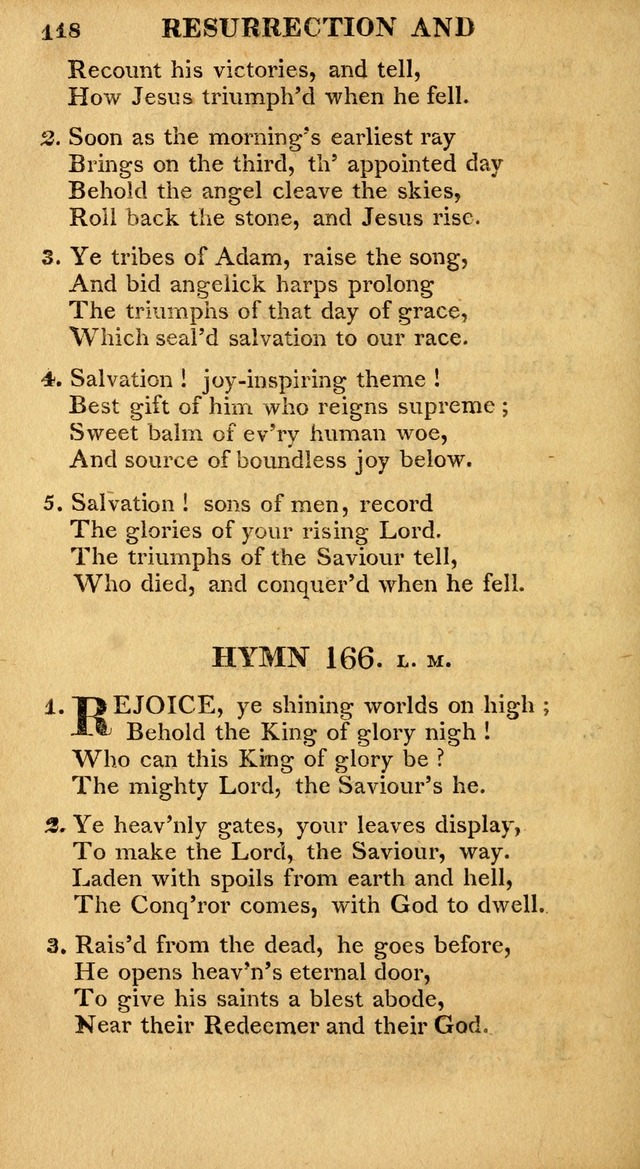 A Collection of Hymns and A Liturgy: for the use of Evangelical Lutheran Churches; to which are added prayers for families and individuals page 118