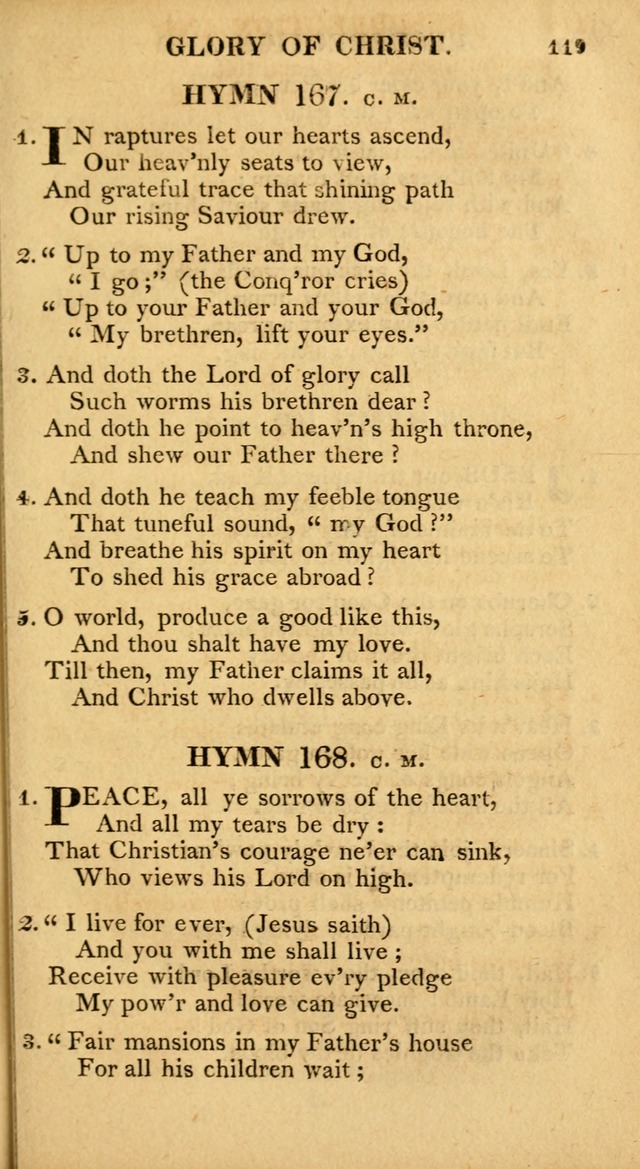 A Collection of Hymns and A Liturgy: for the use of Evangelical Lutheran Churches; to which are added prayers for families and individuals page 119