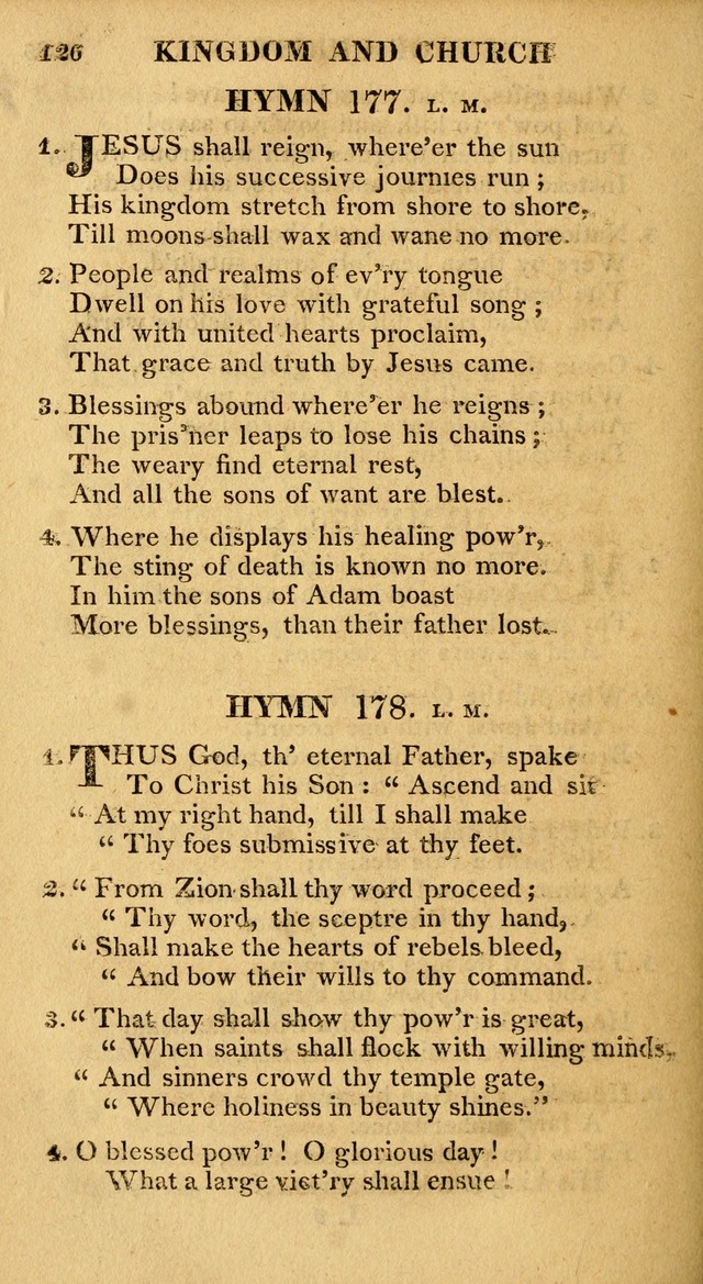 A Collection of Hymns and A Liturgy: for the use of Evangelical Lutheran Churches; to which are added prayers for families and individuals page 126