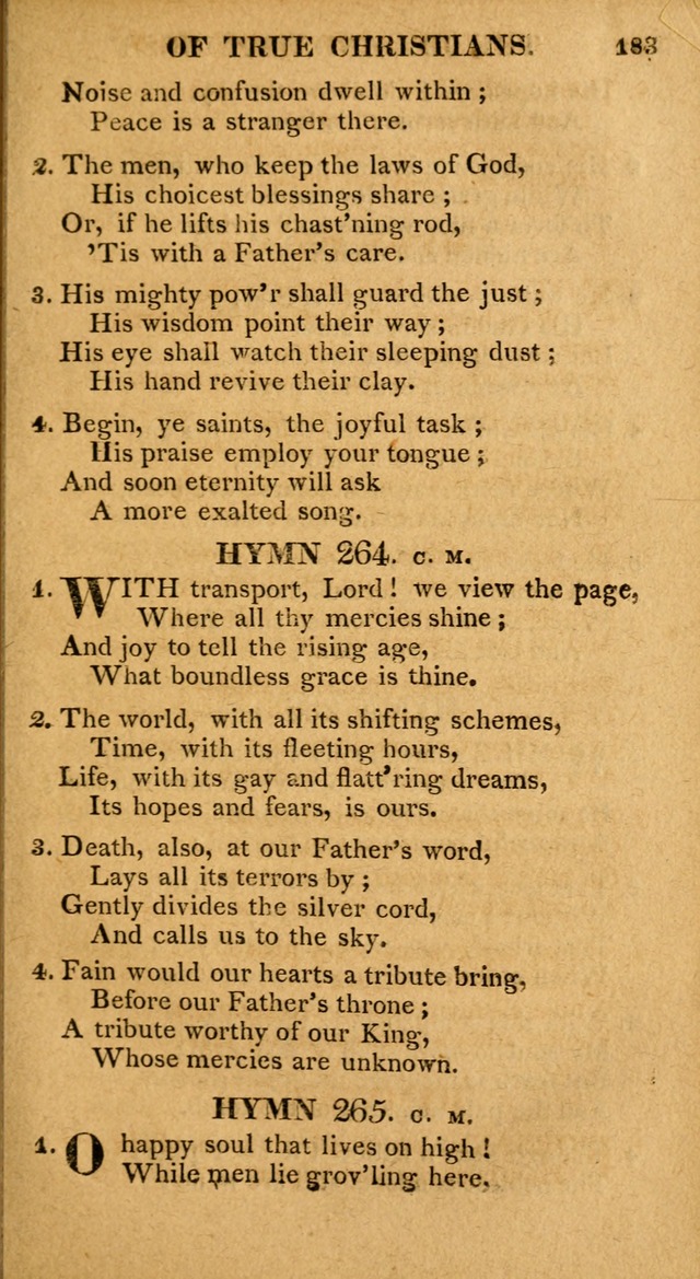 A Collection of Hymns and A Liturgy: for the use of Evangelical Lutheran Churches; to which are added prayers for families and individuals page 183