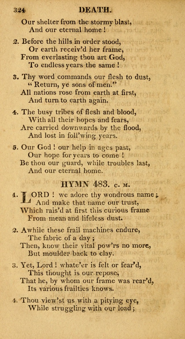 A Collection of Hymns and A Liturgy: for the use of Evangelical Lutheran Churches; to which are added prayers for families and individuals page 326