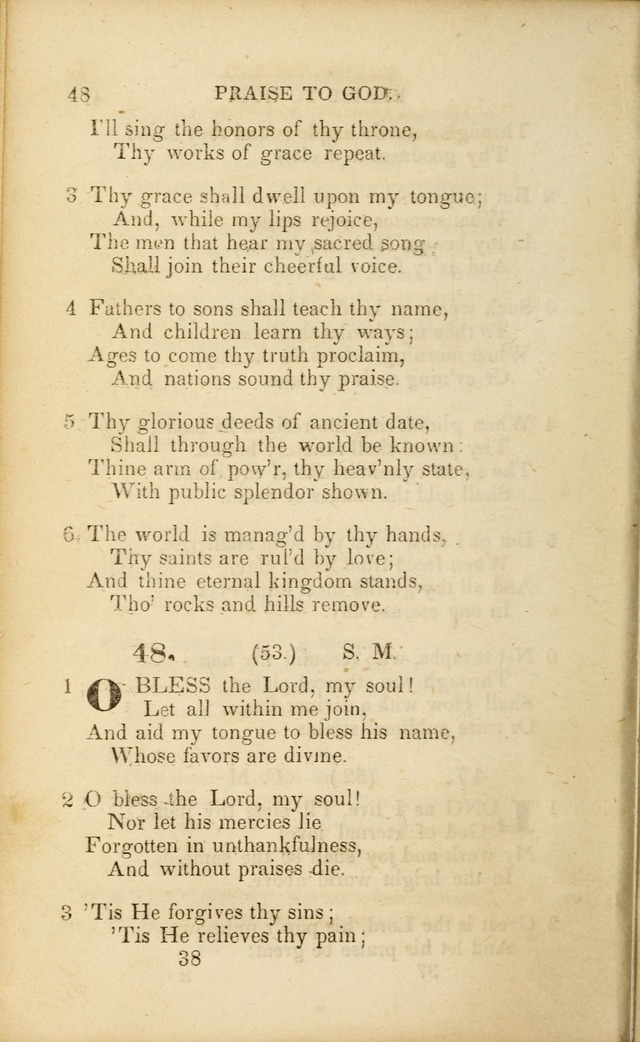 A Collection of Hymns and Prayers, for Public and Private Worship page 43