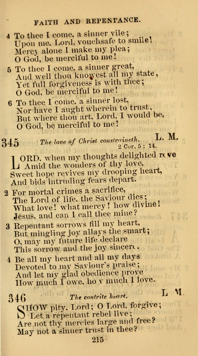 The Christian Hymn Book: a compilation of psalms, hymns and spiritual songs, original and selected (Rev. and enl.) page 224
