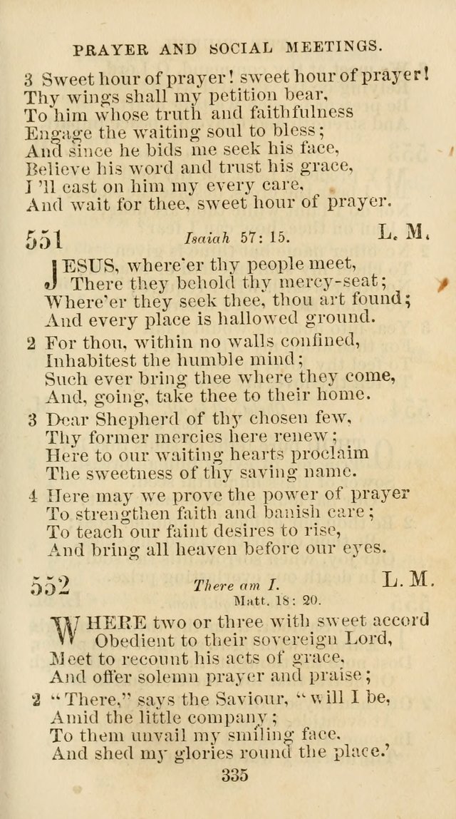 The Christian Hymn Book: a compilation of psalms, hymns and spiritual songs, original and selected (Rev. and enl.) page 344