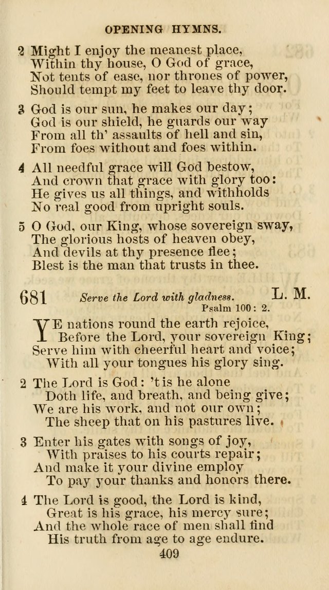 The Christian Hymn Book: a compilation of psalms, hymns and spiritual songs, original and selected (Rev. and enl.) page 418