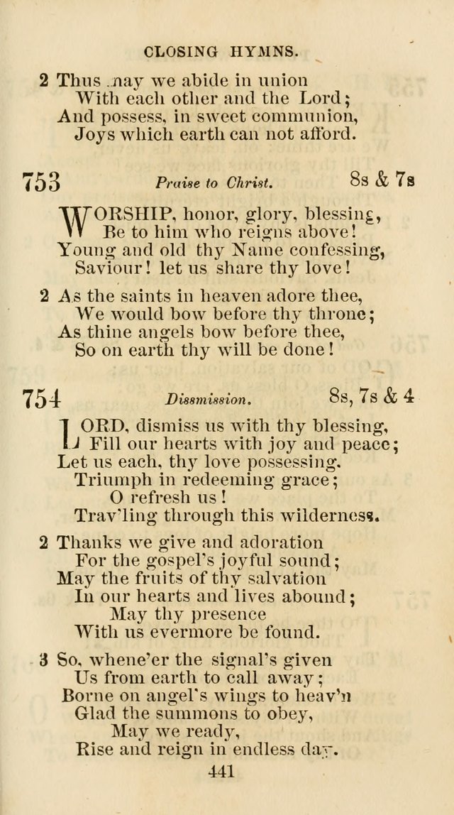 The Christian Hymn Book: a compilation of psalms, hymns and spiritual songs, original and selected (Rev. and enl.) page 450