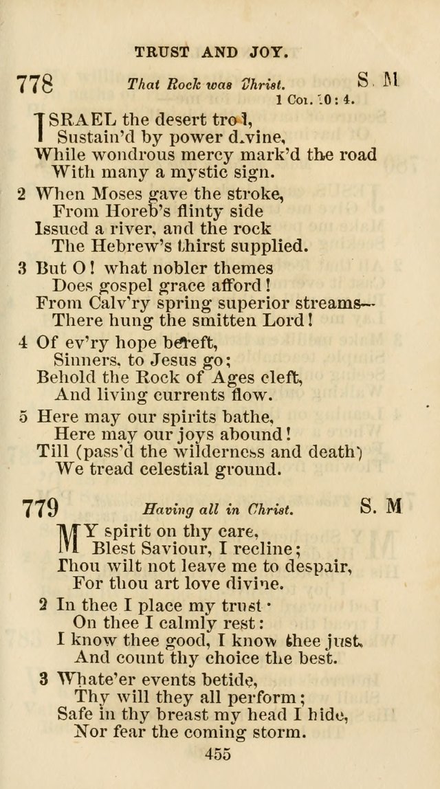 The Christian Hymn Book: a compilation of psalms, hymns and spiritual songs, original and selected (Rev. and enl.) page 464