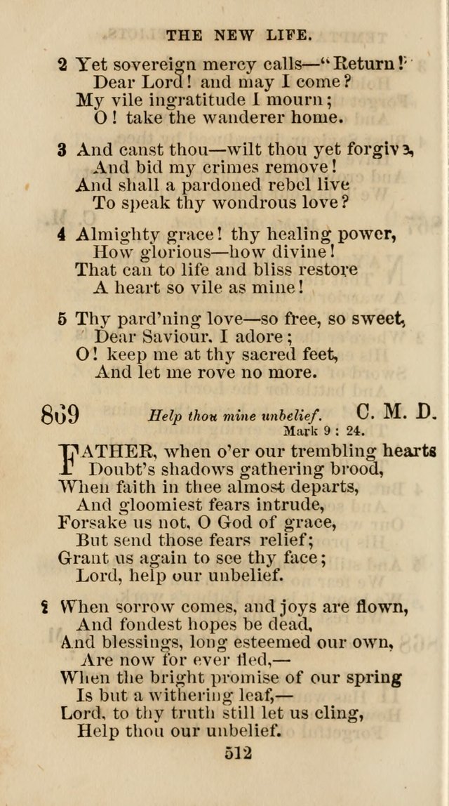The Christian Hymn Book: a compilation of psalms, hymns and spiritual songs, original and selected (Rev. and enl.) page 521