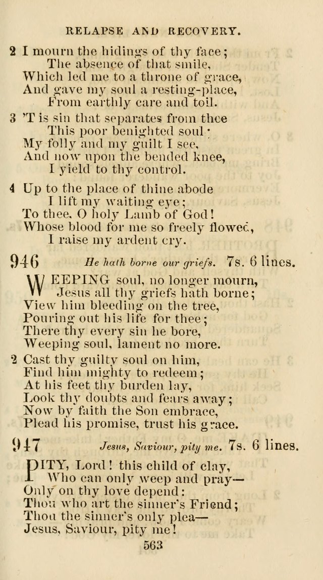 The Christian Hymn Book: a compilation of psalms, hymns and spiritual songs, original and selected (Rev. and enl.) page 572