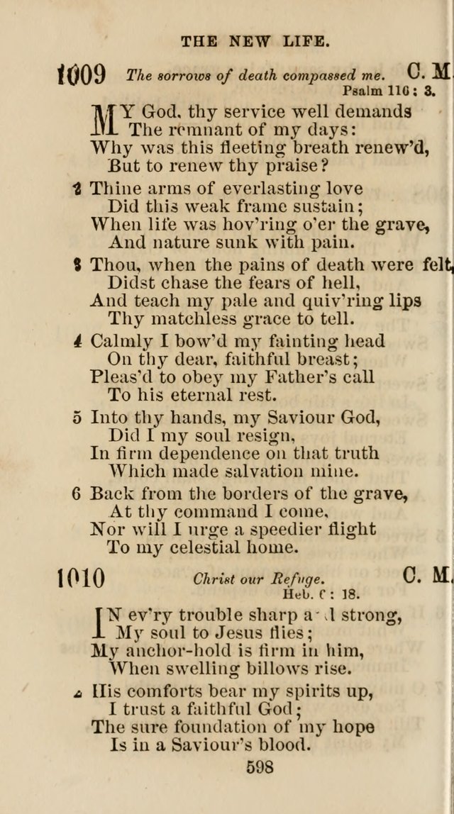 The Christian Hymn Book: a compilation of psalms, hymns and spiritual songs, original and selected (Rev. and enl.) page 607