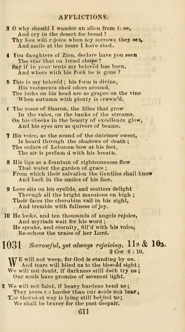 The Christian Hymn Book: a compilation of psalms, hymns and spiritual songs, original and selected (Rev. and enl.) page 620
