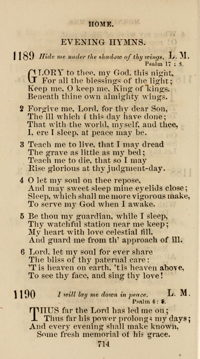 The Christian Hymn Book: a compilation of psalms, hymns and spiritual songs, original and selected (Rev. and enl.) page 723