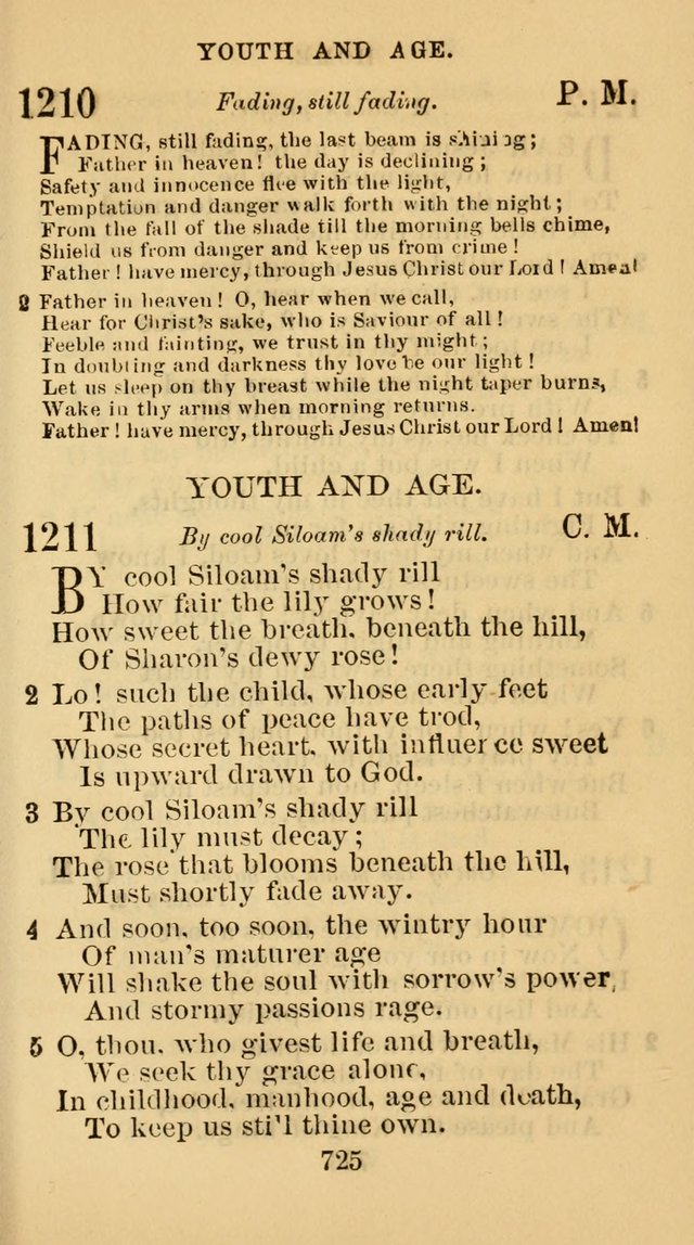 The Christian Hymn Book: a compilation of psalms, hymns and spiritual songs, original and selected (Rev. and enl.) page 734