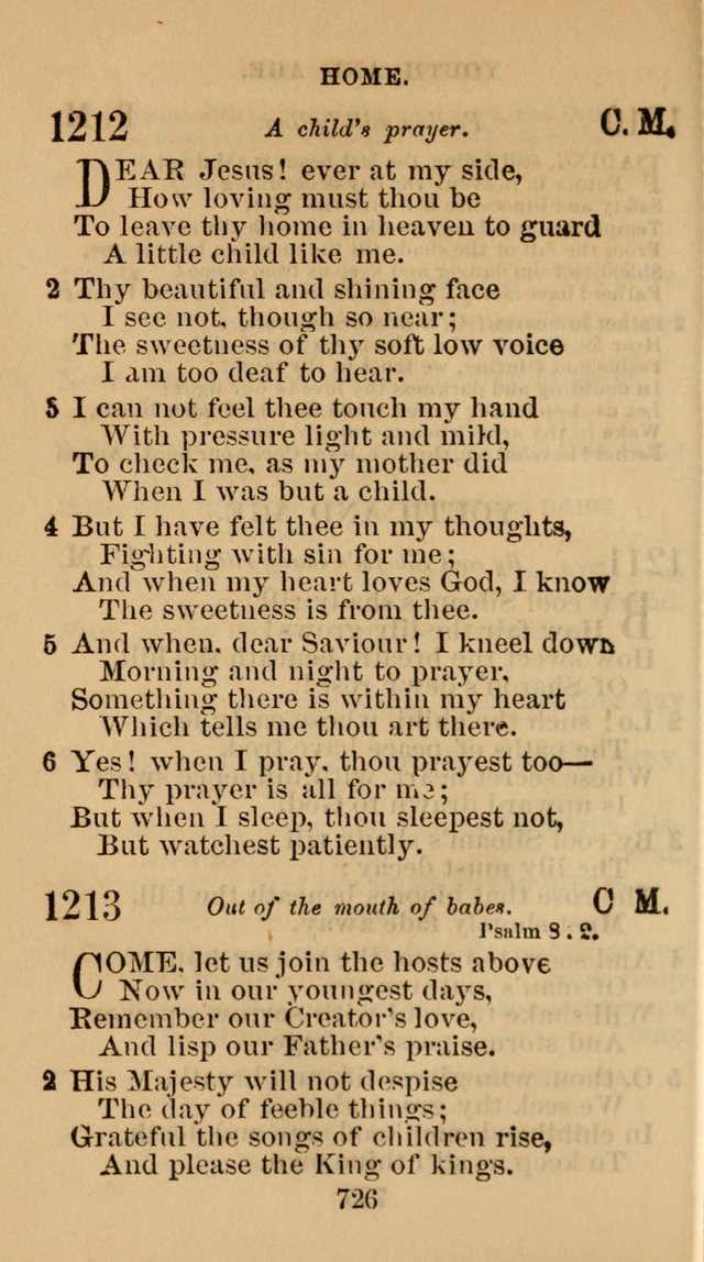 The Christian Hymn Book: a compilation of psalms, hymns and spiritual songs, original and selected (Rev. and enl.) page 735