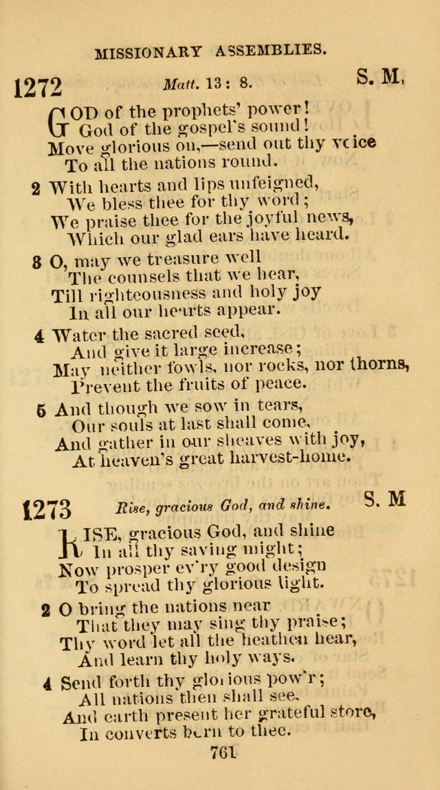 The Christian Hymn Book: a compilation of psalms, hymns and spiritual songs, original and selected (Rev. and enl.) page 770