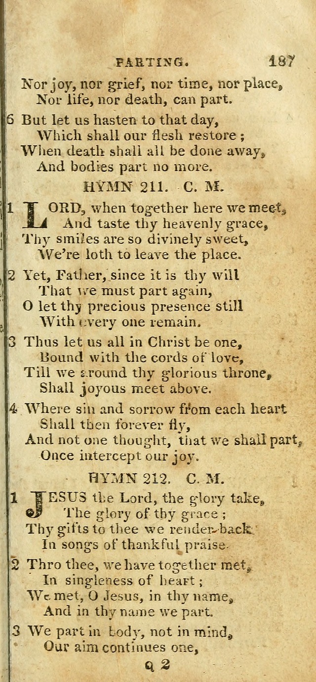 The Christian Hymn-Book (Corr. and Enl., 3rd. ed.) page 189