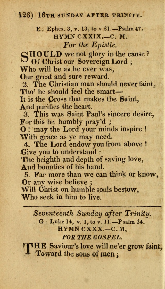 Church Hymn Book: consisting of newly composed hymns with the addition of hymns and psalms, from other authors, carefully adapted for the use of public worship, and many other occasions (1st ed.) page 145