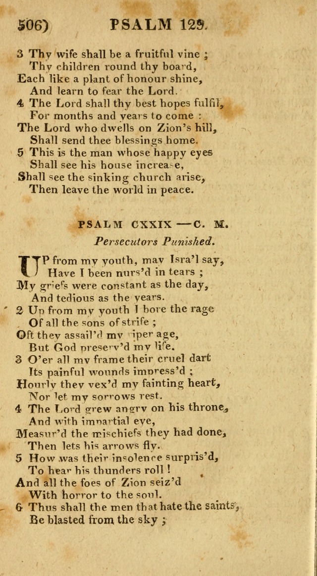 Church Hymn Book: consisting of newly composed hymns with the addition of hymns and psalms, from other authors, carefully adapted for the use of public worship, and many other occasions (1st ed.) page 525