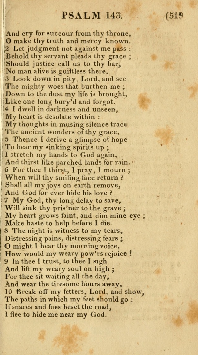 Church Hymn Book: consisting of newly composed hymns with the addition of hymns and psalms, from other authors, carefully adapted for the use of public worship, and many other occasions (1st ed.) page 538