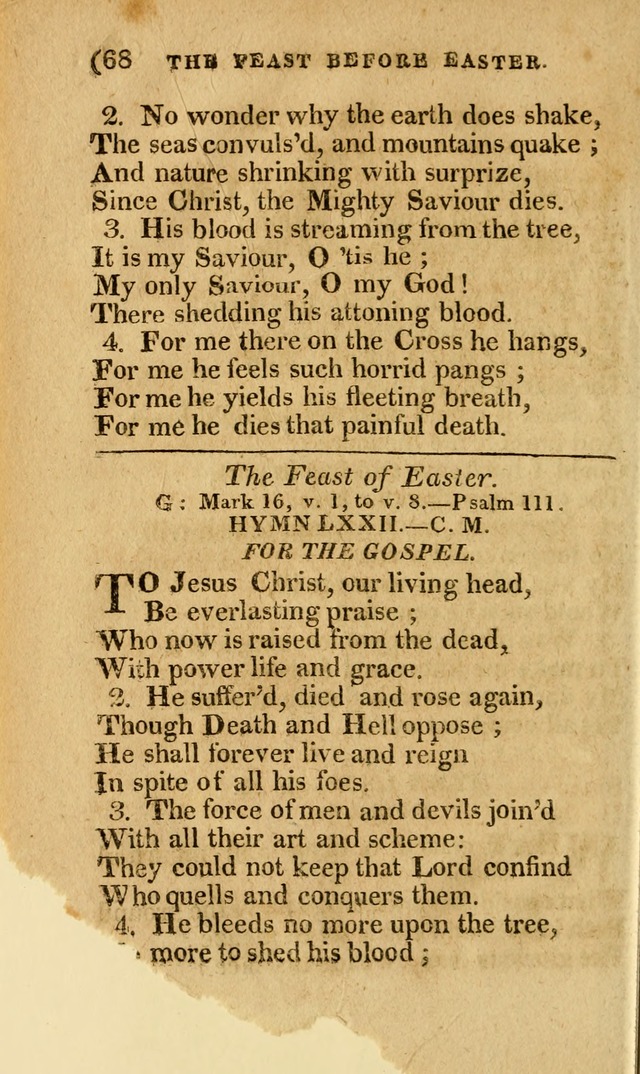 Church Hymn Book: consisting of newly composed hymns with the addition of hymns and psalms, from other authors, carefully adapted for the use of public worship, and many other occasions (1st ed.) page 87
