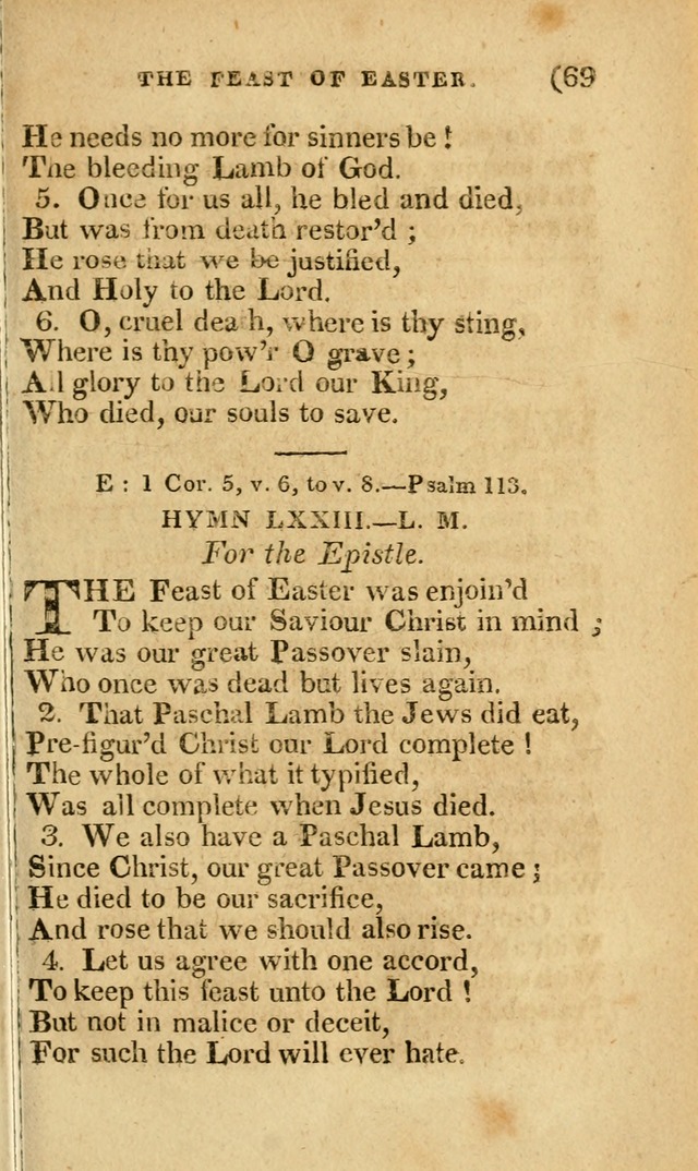 Church Hymn Book: consisting of newly composed hymns with the addition of hymns and psalms, from other authors, carefully adapted for the use of public worship, and many other occasions (1st ed.) page 88