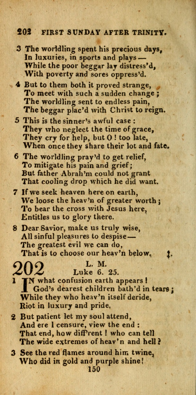 Church Hymn Book; consisting of hymns and psalms, original and selected. adapted to public worship and many other occasions. 2nd ed. page 148