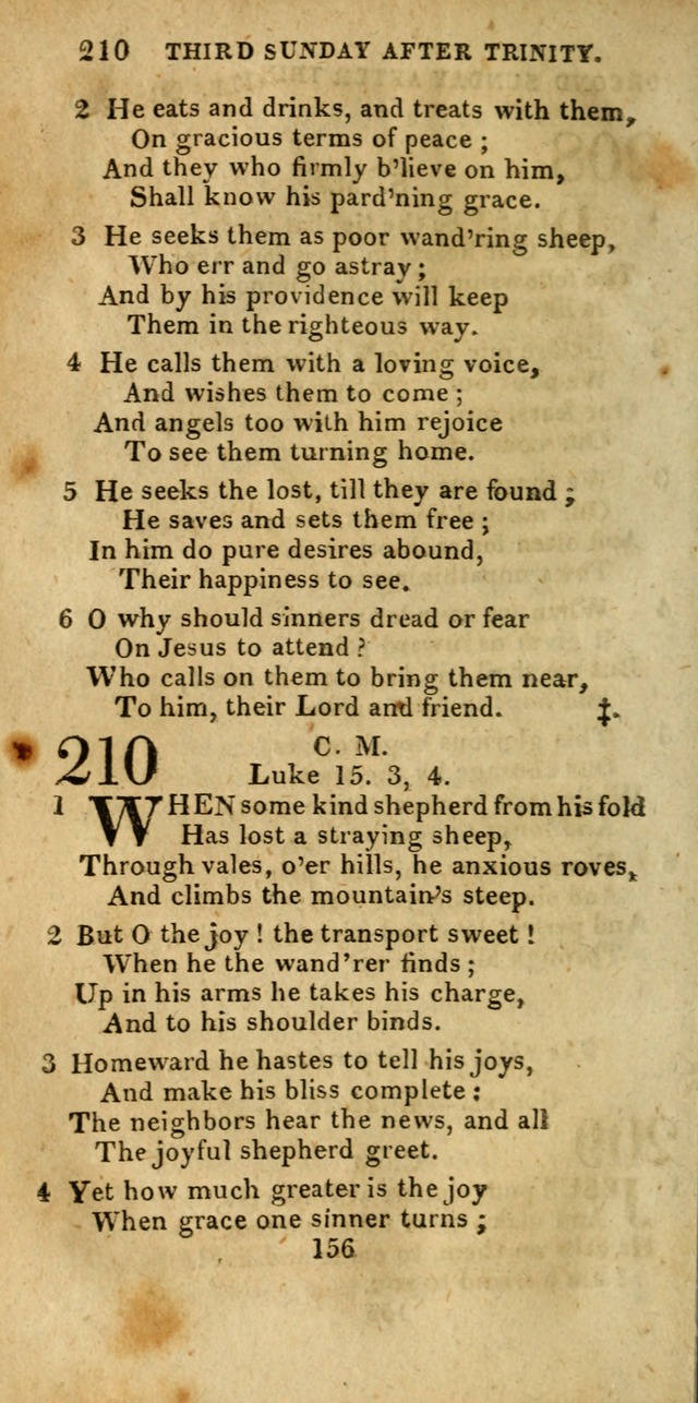 Church Hymn Book; consisting of hymns and psalms, original and selected. adapted to public worship and many other occasions. 2nd ed. page 154