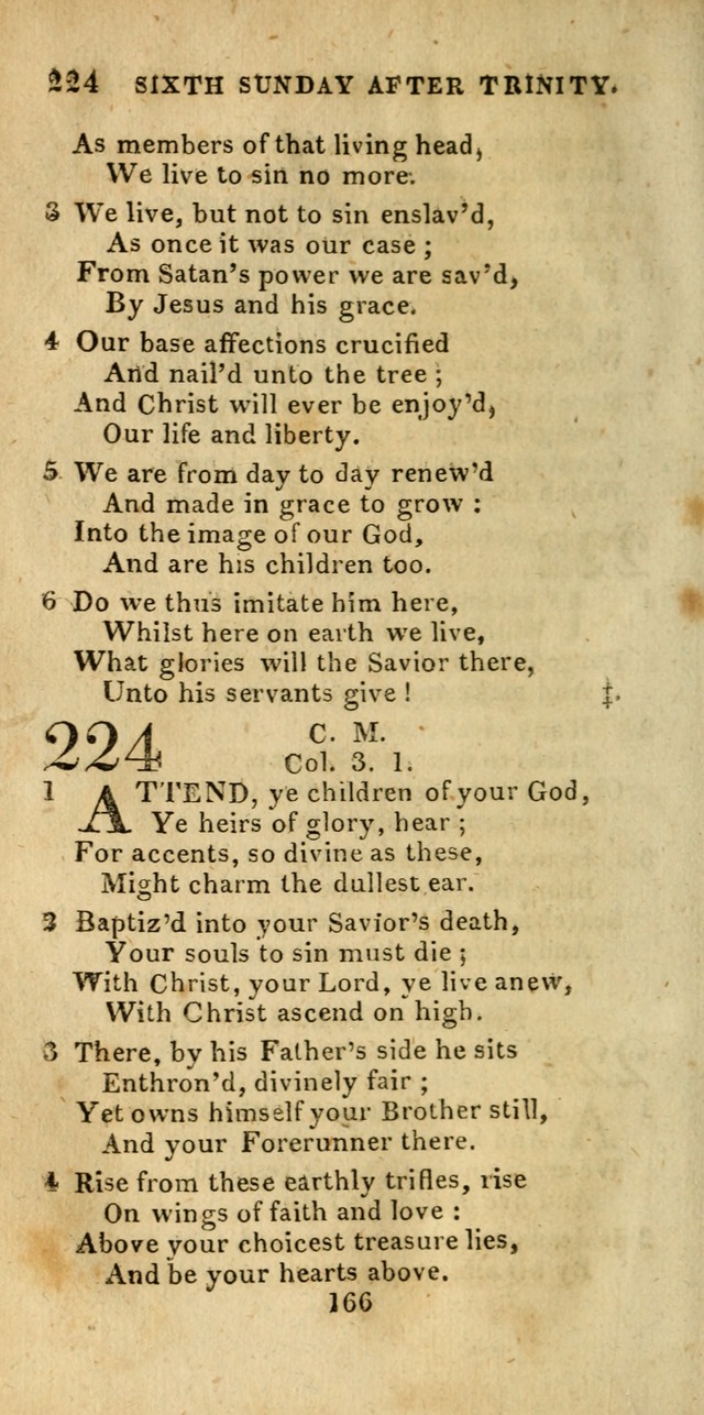 Church Hymn Book; consisting of hymns and psalms, original and selected. adapted to public worship and many other occasions. 2nd ed. page 164