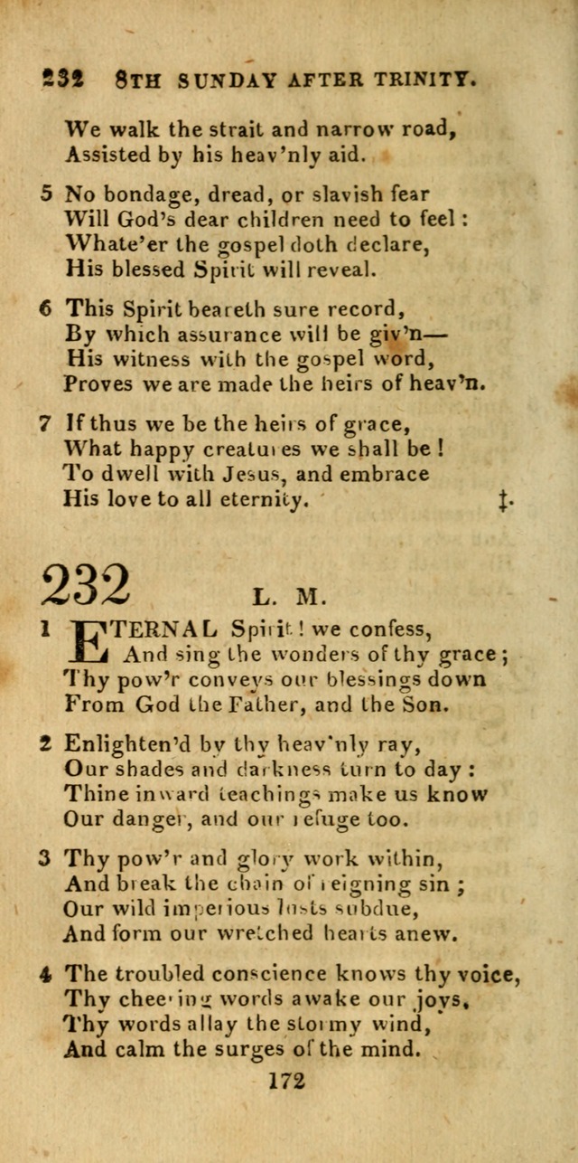 Church Hymn Book; consisting of hymns and psalms, original and selected. adapted to public worship and many other occasions. 2nd ed. page 170