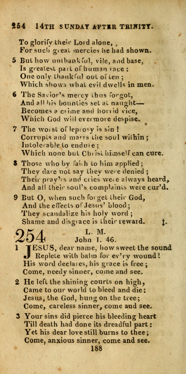 Church Hymn Book; consisting of hymns and psalms, original and selected. adapted to public worship and many other occasions. 2nd ed. page 186