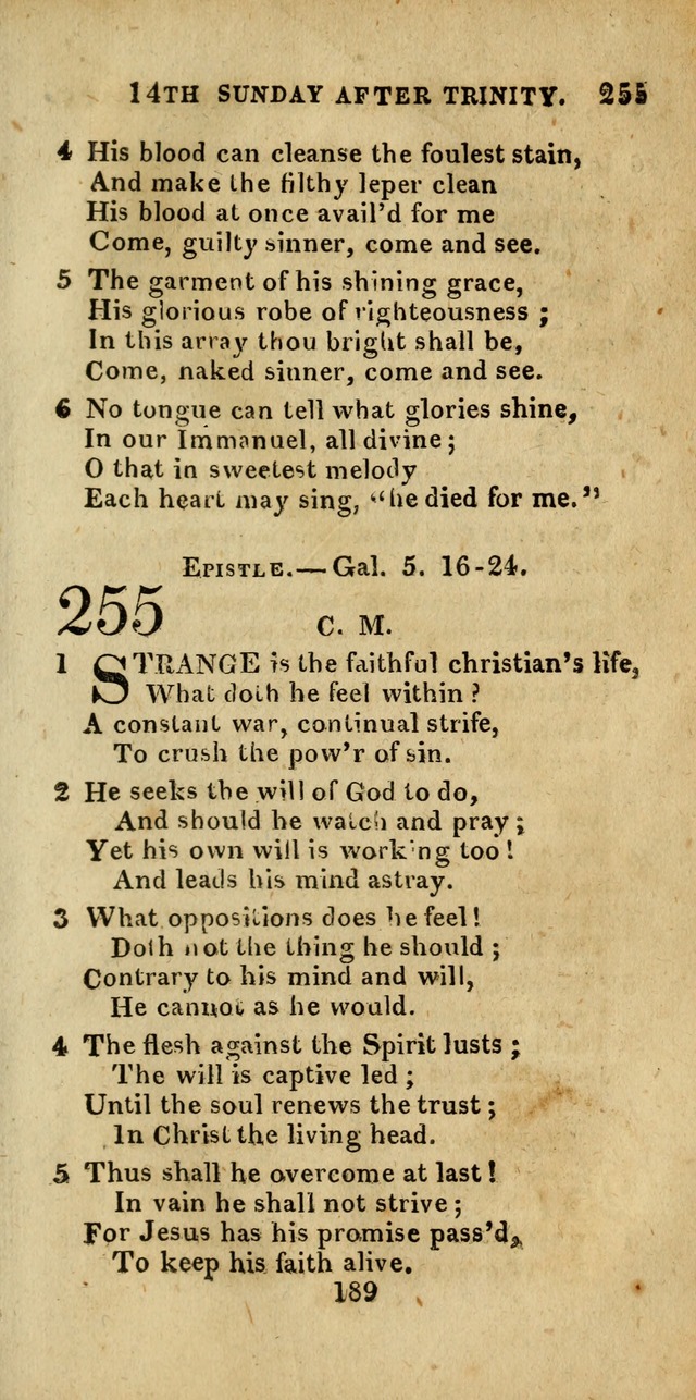 Church Hymn Book; consisting of hymns and psalms, original and selected. adapted to public worship and many other occasions. 2nd ed. page 187