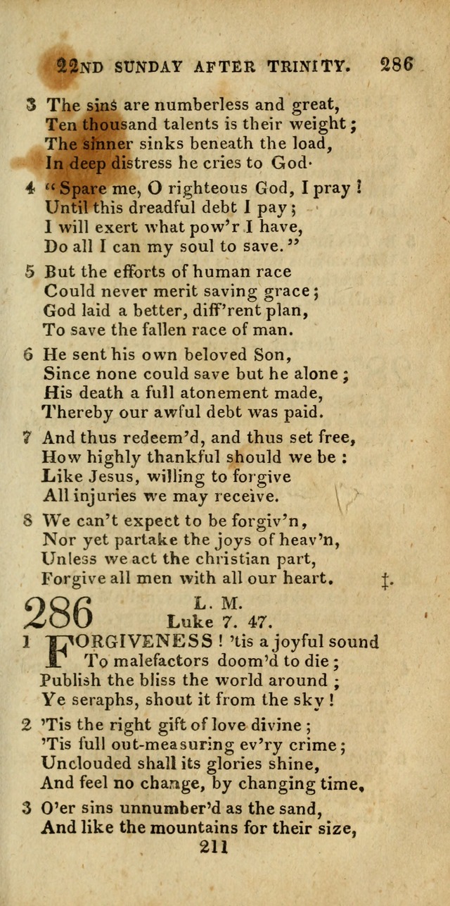 Church Hymn Book; consisting of hymns and psalms, original and selected. adapted to public worship and many other occasions. 2nd ed. page 209