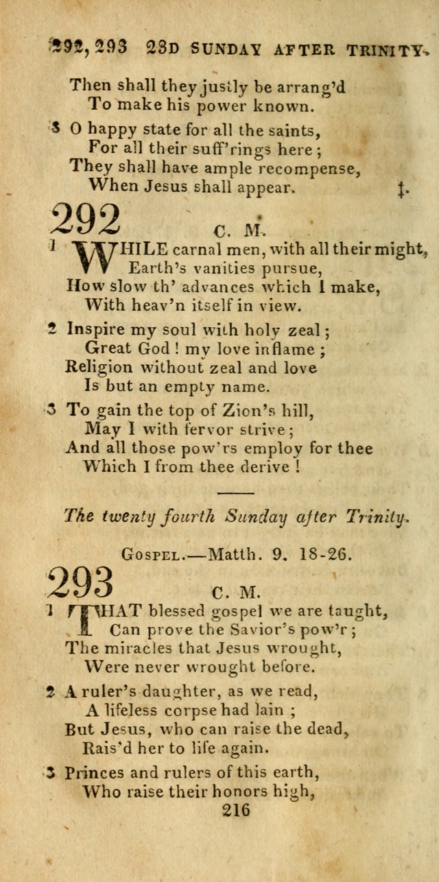 Church Hymn Book; consisting of hymns and psalms, original and selected. adapted to public worship and many other occasions. 2nd ed. page 214