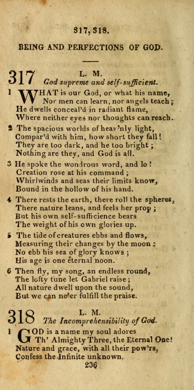 Church Hymn Book; consisting of hymns and psalms, original and selected. adapted to public worship and many other occasions. 2nd ed. page 234