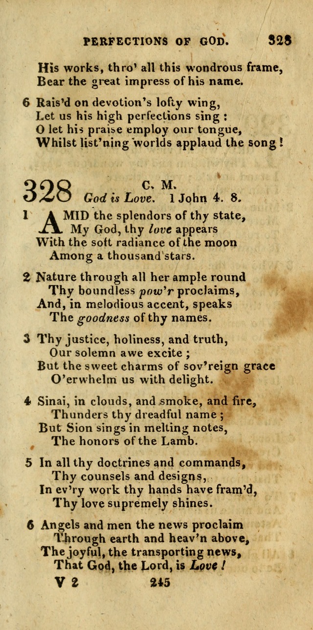 Church Hymn Book; consisting of hymns and psalms, original and selected. adapted to public worship and many other occasions. 2nd ed. page 243