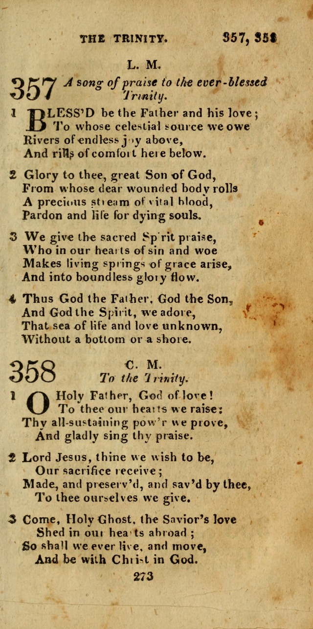 Church Hymn Book; consisting of hymns and psalms, original and selected. adapted to public worship and many other occasions. 2nd ed. page 271