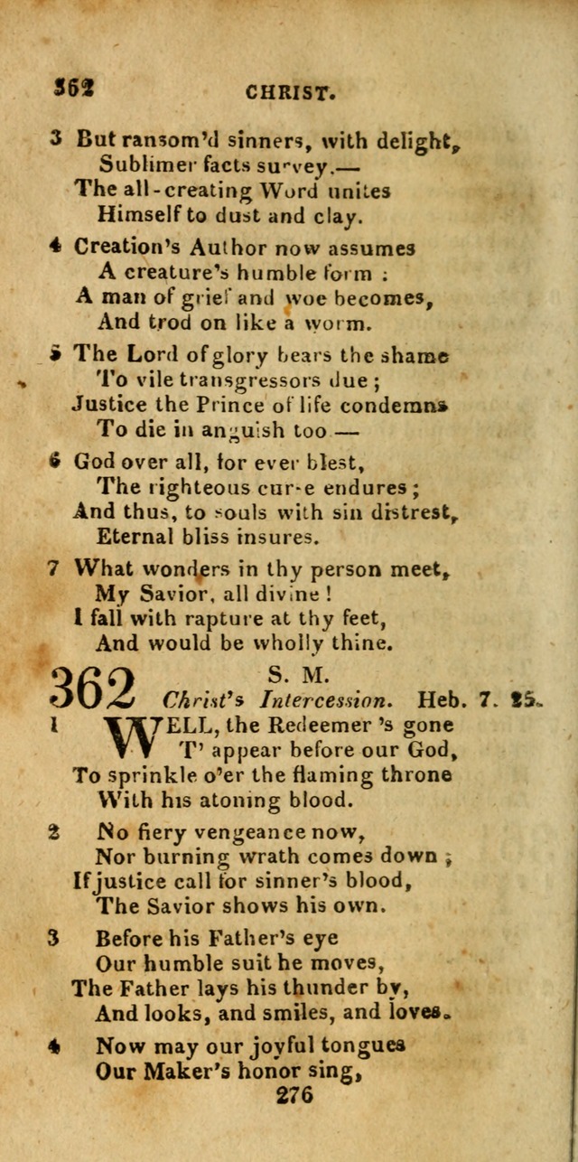 Church Hymn Book; consisting of hymns and psalms, original and selected. adapted to public worship and many other occasions. 2nd ed. page 274