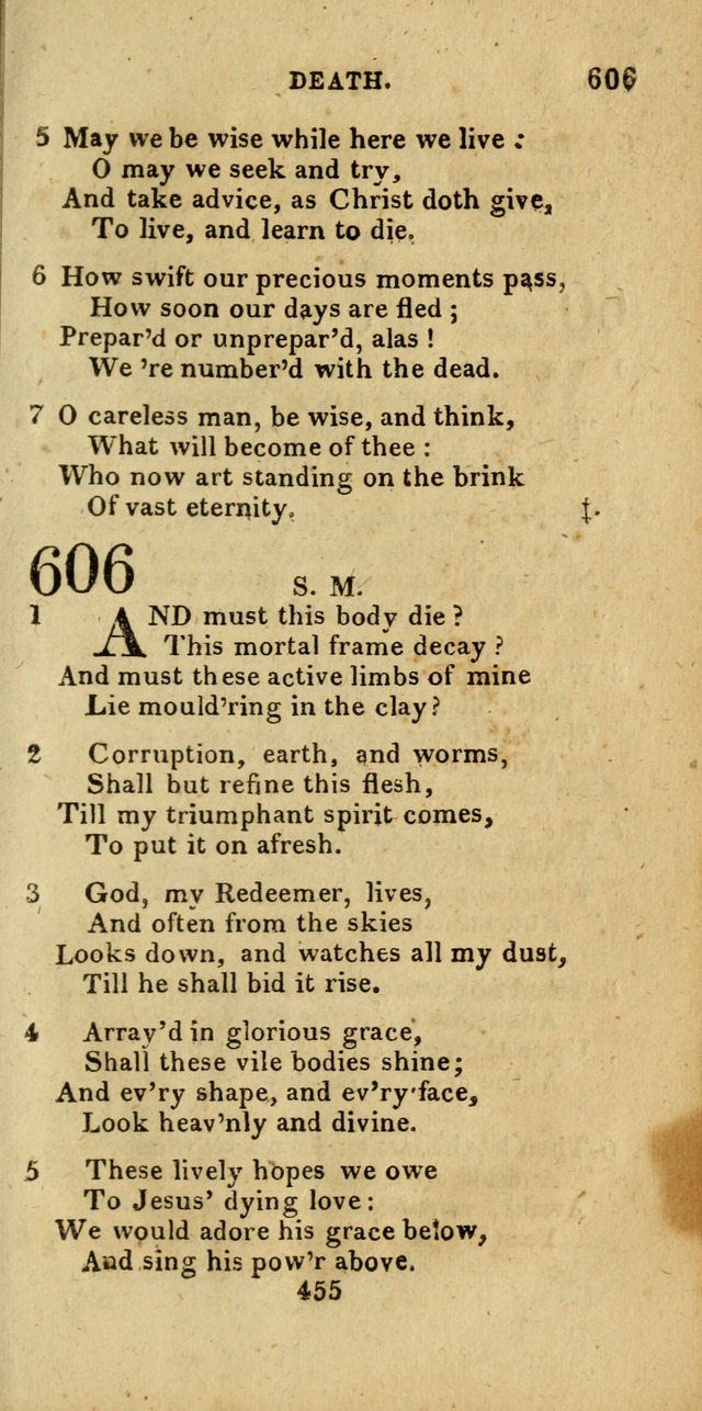 Church Hymn Book; consisting of hymns and psalms, original and selected. adapted to public worship and many other occasions. 2nd ed. page 453