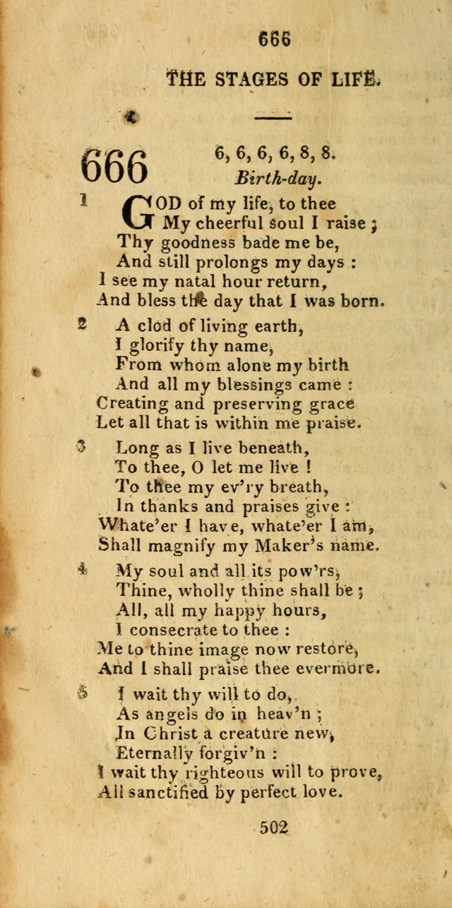 Church Hymn Book; consisting of hymns and psalms, original and selected. adapted to public worship and many other occasions. 2nd ed. page 498