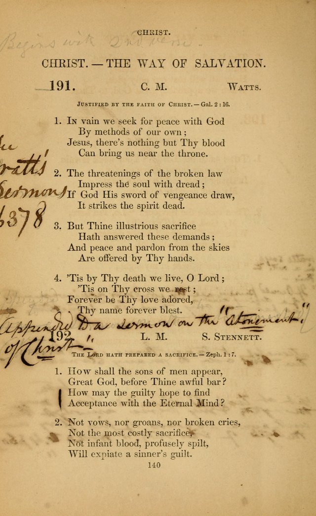 The Congregational Hymn Book: for the service of the sanctuary page 198