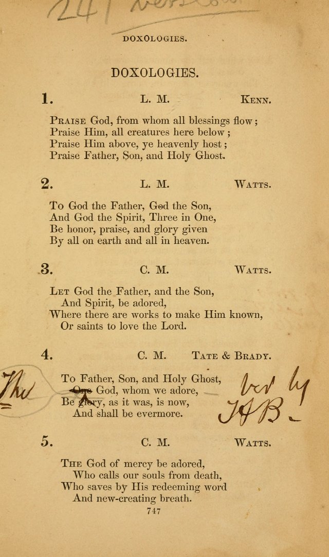 The Congregational Hymn Book: for the service of the sanctuary page 809