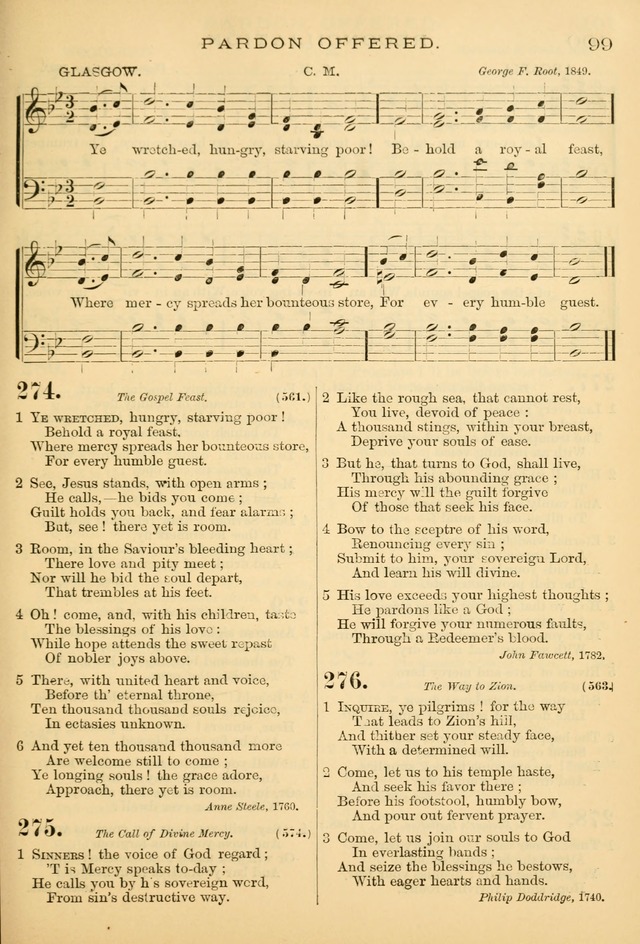 The Chapel hymn book, with tunes: for the worship of God page 106