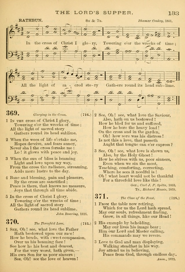 The Chapel hymn book, with tunes: for the worship of God page 140