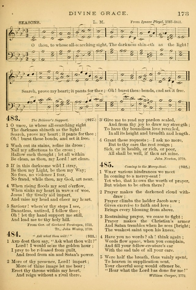 The Chapel hymn book, with tunes: for the worship of God page 180