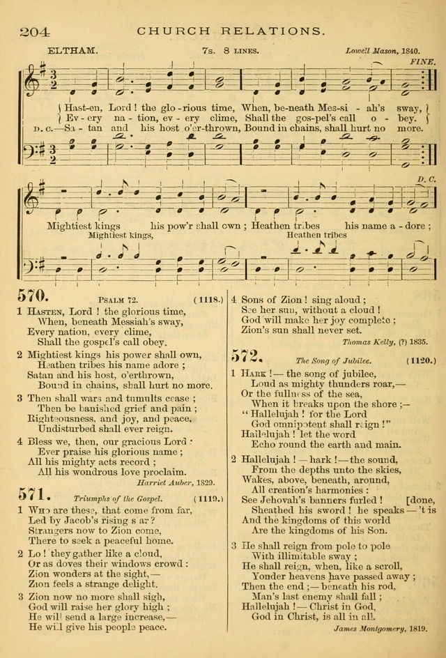 The Chapel hymn book, with tunes: for the worship of God page 211