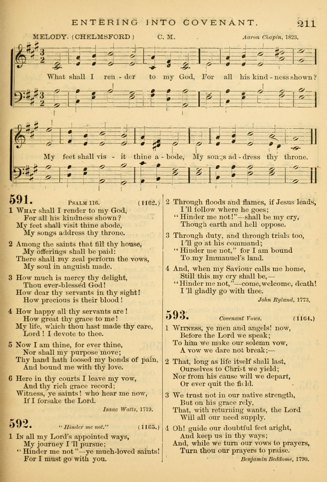 The Chapel hymn book, with tunes: for the worship of God page 218