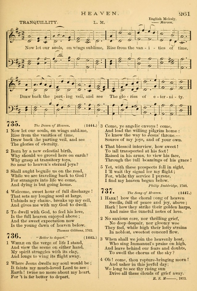 The Chapel hymn book, with tunes: for the worship of God page 268