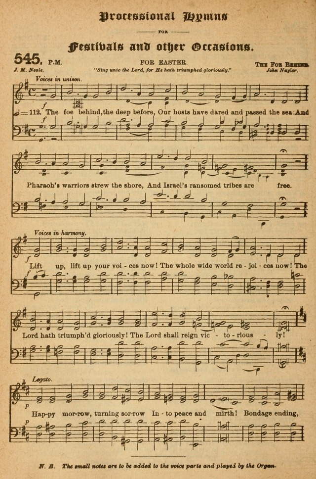 The Church Hymnal with Canticles page 485
