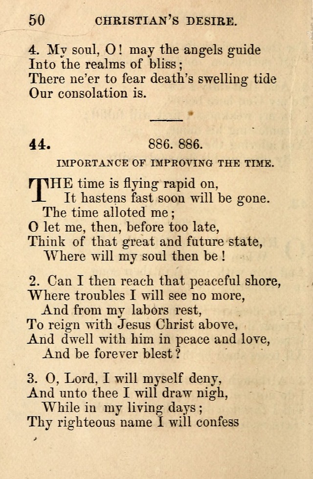 A Collection of Hymns: designed for the use of the Church of Christ page 50